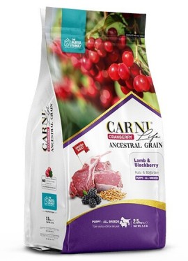 Maya Family Carni Life Cranberry Ξηρά Τροφή για Μεγαλόσωμα Κουτάβια με Αρνί & Μύρτιλο 2,5kg