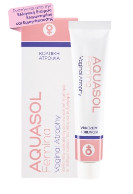 Aquasol Femina Vaginal Atrophy Εξειδικευμένη Κρέμα για την Αντιμετώπιση & Πρόληψη της Κολπικής Ξηρότητας & Κολπικής Ατροφίας 30ml με Απλικατέρ