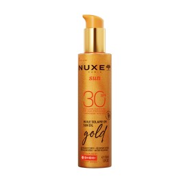Nuxe Sun Oil Gold SPF30 Ιριδίζον Λάδι Μαυρίσματος Προσώπου & Σώματος 150ml