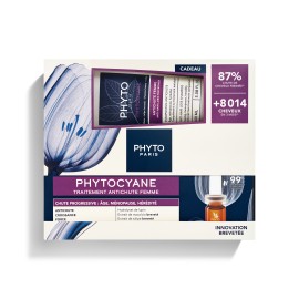 Phyto PROMO PhytoCyane Women Progressive Anti Hair Loss Αγωγή Κατά της Προοδευτικής Τριχόπτωσης για Γυναίκες 12 Αμπούλες x 5ml - ΔΩΡΟ PhytoCyane Woman Αναζωογονητικό Σαμπουάν Κατά της Τριχόπτωσης 100ml