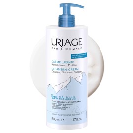 Uriage Cleansing Cream Lavante Κρέμα Καθαρισμού Προσώπου - Σώματος για Ευαίσθητες Επιδερμίδες 500ml -20% Επί της Λιανικής