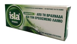 Isla Moos Ανακουφίζει από τη Βραχνάδα & τον Ερεθισμένο Λαιμό 30 Παστίλιες