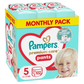 Pampers MSB Premium Care Pants Μέγεθος 5 [11-17 kg] 102 Πάνες - Βρακάκι