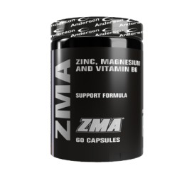 Anderson Zma Zinc Magmesium Vitamin B6 60 Capsules