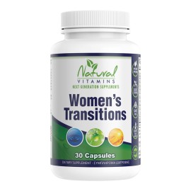 Natural Vitamins Women’s Transitions Φυσική Φόρμουλα για τη Διαχείριση των Συμπτωμάτων της Εμμηνόπαυσης 30 Κάψουλες