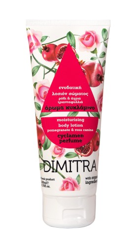 Dimitra Ενυδατική Λοσιόν Σώματος με Ρόδι & Άγριο Τριαντάφυλλο και Άρωμα Κυκλάμινο 200ml