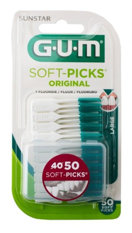 GUM Promo 40+10τμx Soft Picks Original Μεσοδόντια Βουρτσάκια Large [634]