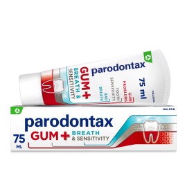 Parodontax Gum Breath & Sensitivity, Οδοντόκρεμα για Υγιή Ούλα & Δροσερή Αναπνοή, 75ml