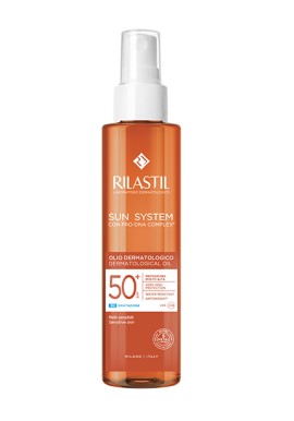 Rilastil Sun System Dermatological Oil SPF50+ Ενυδατικό Αντηλιακό Λάδι Σώματος σε Spray Υψηλής Προστασίας 200ml