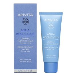 Apivita Aqua Beelicious Comfort Απαλή Κρέμα Ενυδάτωσης Πλούσιας Υφής 40ml
