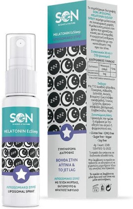 SON Science of Nature Melatonin Ezsleep Liposomal Λιποσωμιακό Spray για Αϋπνία & Jet Lag 30ml