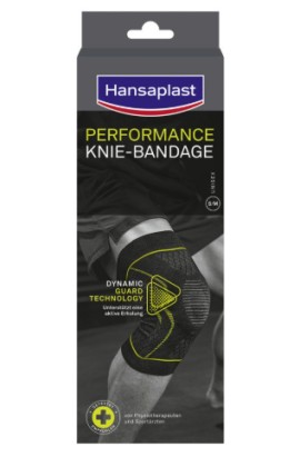 Hansaplast Performance Επιγονατίδα για Ενεργητική Αποκατάσταση Μέτριας Στήριξης S/M για Αριστερό & Δεξί Γόνατο 1 Τεμάχιο