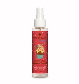 Messinian Spa Caramel Biscuit Christmas Cupcake Hair & Body Mist Αρωματικό Σπρέι για Μαλλιά & Σώμα 100ml