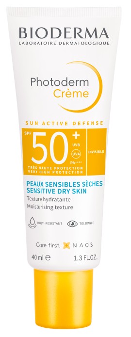 Bioderma Photoderm Crème SPF50+ Αντηλιακή Κρέμα Προσώπου για το Ευαίσθητο & Ξηρό Δέρμα 40ml