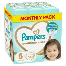 Pampers Premium Care Μέγεθος 5 [11-16kg] 148 Πάνες του Μήνα MSB