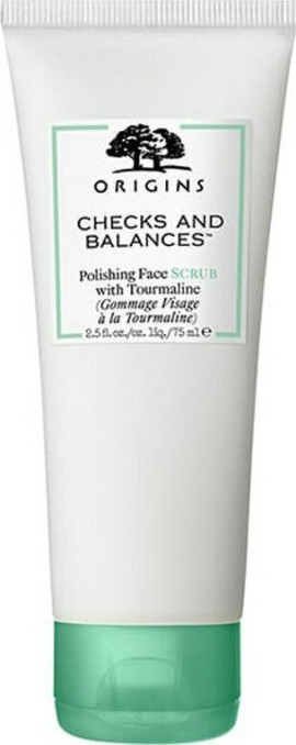 Origins Checks and Balances Polishing Face Scrub with Tourmaline Απολεπιστικό Scrub Προσώπου για Όλους τους Τύπους Επιδερμίδας 75ml