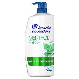 Head & Shoulders Menthol Fresh Αντιπιτυριδικό Σαμπουάν έως και 100% Χωρίς Πιτυρίδα 900ml με Αντλία