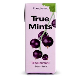 True Mints Blackcurrant Sugar Free Φυσικές Παστίλιες με Γεύση Μαύρο Φραγκοστάφυλο Χωρίς Ζάχαρη 13gr