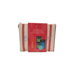 Apivita PROMO Bee Sun Safe Face Fluid SPF50 50ml & ΔΩΡΟ Express Beauty Face Mask Aloe 2x8ml + Express Hair Mask Hyaluronic Acid 20ml + Νεσεσέρ