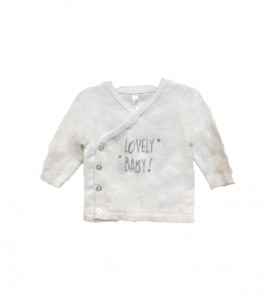 Tex Baby Collection Naissance Άσπρο Βρεφικό Ζακετάκι Βαμβακερό 1-3m+