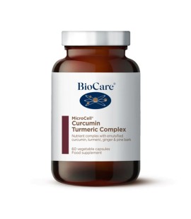 BioCare MicroCell Curcumin Turmeric Complex με Αντιφλεγμονώδη Ιδιότητες 60 Φυτικές Κάψουλες