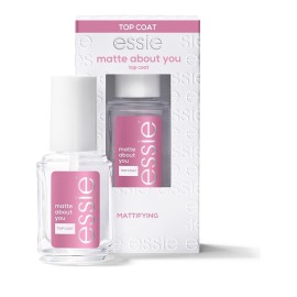 Essie Nail Care Matte About You Top Coat Βερνίκι Για Βελούδινο Ματ Τελείωμα 13.5ml