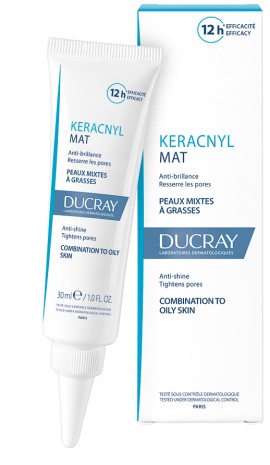 Ducray Keracnyl Mat Anti Shine Ενυδατική Κρέμα Προσώπου με Ματ Αποτέλεσμα Για την Ακνεϊκή Επιδερμίδα 30ml