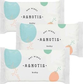Agnotis Baby Wipes Μωρομάντηλα με Καπάκι 3x70 Τεμάχια [2+1 Δώρο]