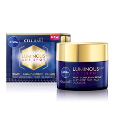 Nivea Cellular Luminous 630 Antispot Night Complexion Repair Cream Κρέμα Νυκτός Κατά των Κηλίδων 50ml