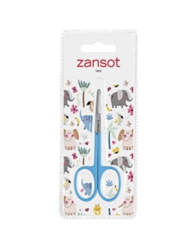 Zan Sot Παιδικό Ψαλιδάκι Περιποίησης Νυχιών με Στρογγυλεμένες Άκρες Ροζ - Γαλάζιο 1 Τεμάχιο [20.107]