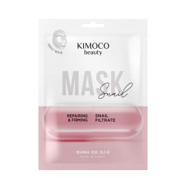 Kimoco Sheet Mask Snail Αναπλαστική & Συσφικτική Υφασμάτινη Μάσκα Προσώπου με Βλέννα Σαλιγκαριού 23ml