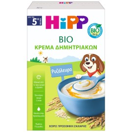 Hipp BIO Κρέμα Δημητριακών με Ρυζάλευρο, Κατάλληλη για Βρέφη από τον 5ο Μήνα 200gr