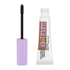 Maybelline Super Lock Brow Glue Medium Brown Gel Φρυδιών για Σταθερό Κράτημα 7ml