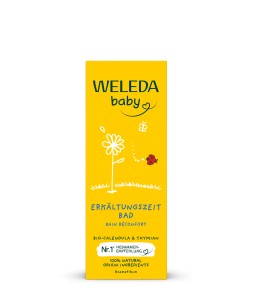 Weleda Cold Time Bath Παιδικό Αφρόλουτρο με Καλέντουλα & Θυμάρι Κατά του Κρυολογήματος 75ml