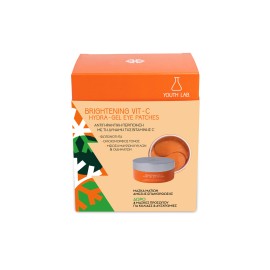Youth Lab PROMO Brightening Vit-C Xmas Set Eye Patches Μάσκα Ματιών από Υδροτζέλ 30 Ζευγάρια - ΔΩΡΟ Boom Mask Υφασμάτινη Μάσκα Προσώπου με Λευκαντική, Αναπλαστική και Ενυδατική Δράση 4 Τεμάχια