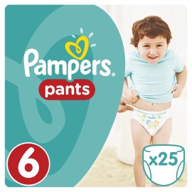 Pampers Pants Μέγεθος 6 [15+ kg] 25 Πάνες - Βρακάκι
