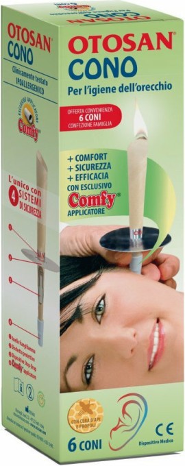 Otosan Κώνος Καθαρισμού της Ακουστικής Κοιλότητας Φυσικό Κερί Μέλισσας 6 Τεμάχια