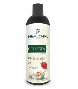 Healthia Collagen Plus Strawberry Υδρολυμένο Κολλαγόνο με Γεύση Φράουλα 500ml