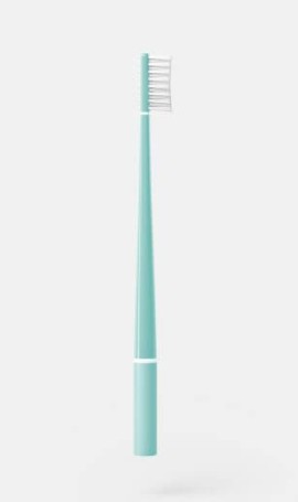 Piuma Echinacea Soft Μαλακή Οδοντόβουρτσα Aqua Green με Καθαριστή Γλώσσας Τιρκουάζ 1 Τεμάχιο