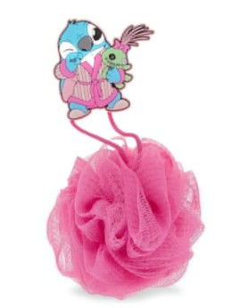 Mad Beauty Stitch Pamper Body Exfoliator Ροζ Παιδικό Σφουγγάρι 1 Τεμάχιο