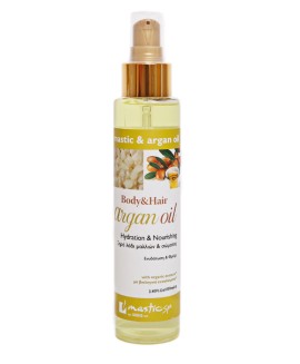 Mastic Spa Body & Hair Argan Oil Hydration Nourishing Ξηρό Λάδι Μαλλιών και Σώματος με Μαστιχέλαιο για Ενυδάτωση - Θρέψη 100ml
