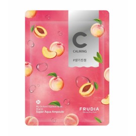 Frudia my Orchard Calming Squeeze Mask Peach Υφασμάτινη Μάσκα Προσώπου με Εκχύλισμα Ροδάκινου - Ανανέωση για Θαμπή / Κουρασμένη Όψη 20ml