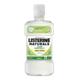 Listerine® Naturals Gum Protect Στοματικό Διάλυμα με Ήπια Γεύση Μέντας και Αιθέρια Έλαια 500ml