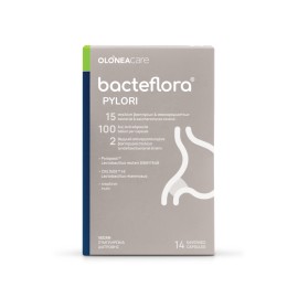Olonea Bacteflora Pylori για το Ελικοβακτηρίδιο του Πυλωρού με Προβιοτικά, Πρεβιοτικά & Μεταβιοτικά 14 Κάψουλες