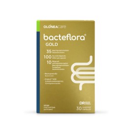 Olonea Bacteflora Gold Προβιοτικά Υψηλής Περιεκτικότητας, Πρεβιοτικά,  Μεταβιοτικά & Βουτυρικό Οξύ 30 κΆΨΟΥΛΕς