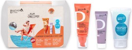Medisei PROMO Panthenol Extra Sun Care Diaphanous SPF50 Αντηλιακό Προσώπου Χωρίς Άρωμα 50ml & Face & Eye Cream Αντιρυτιδική Κρέμα Προσώπου & Ματιών 20ml & Volcanic Sand Facial Scrub Απολέπισης Προσώπου 75ml & Νεσεσέρ