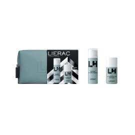 Lierac PROMO Homme Ανδρική Αντιγηραντική Κρέμα Προσώπου - Ματιών Λεπτόρευστης Υφής 50ml - Ανδρικό Αποσμητικό Roll on 48ωρης Προστασίας 50ml - Νεσεσέρ