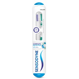 Sensodyne Complete Protection Soft Οδοντόβουρτσα για Ευαίσθητα Δόντια, Μαλακή Λευκό - Πετρόλ 1 Τεμάχιο