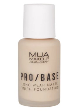 MUA Pro Base Make up για Μέτρια - Υψηλή Κάλυψη No.110 Finish Foundation Ματ Αποτέλεσμα 30gr