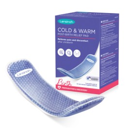 Lansinoh Cold & Warm Post-Birth Relief Pad Κρύο & Ζεστό Επίθεμα Ανακούφισης για την Ευαίσθητη Περιοχή 1 Τεμάχιο & Θήκες Ατομικής Υγιεινής 12 Τεμάχια